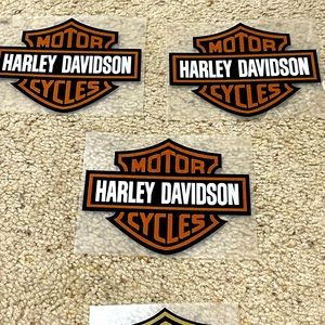 Harley Davidson 5x5 & 3X4 Decals